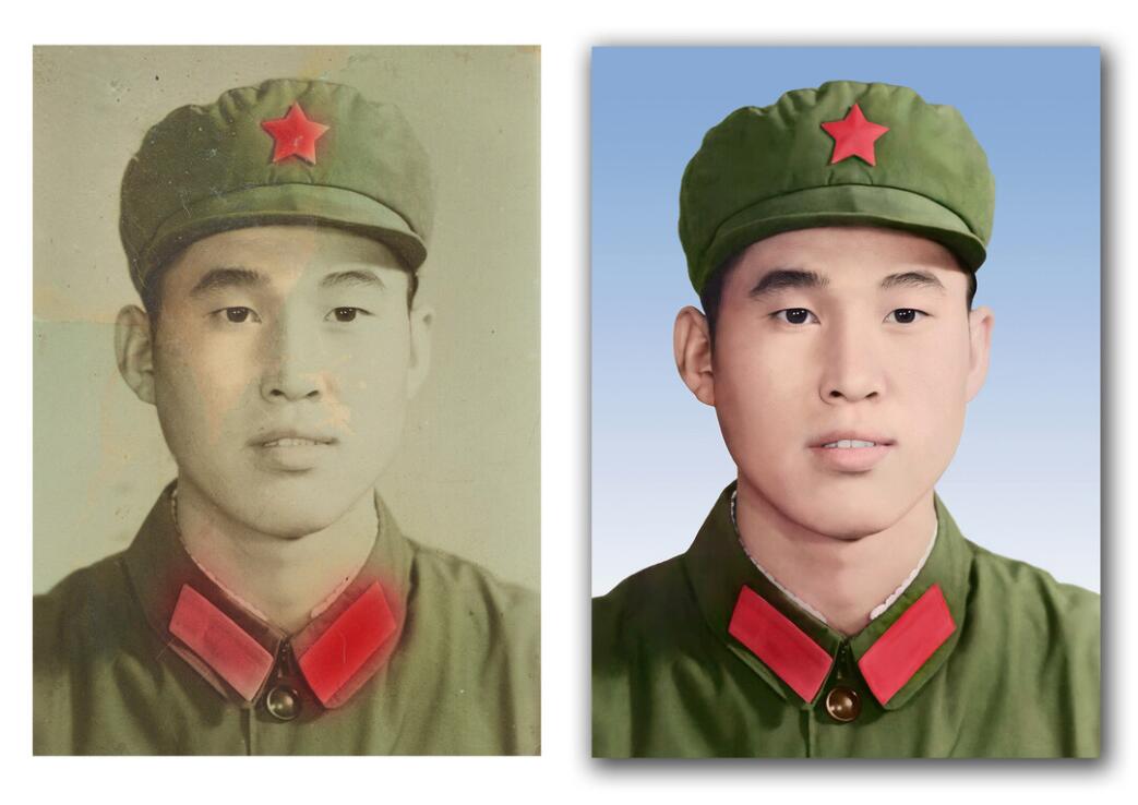 阿鲁科尔沁破损照片修复-18